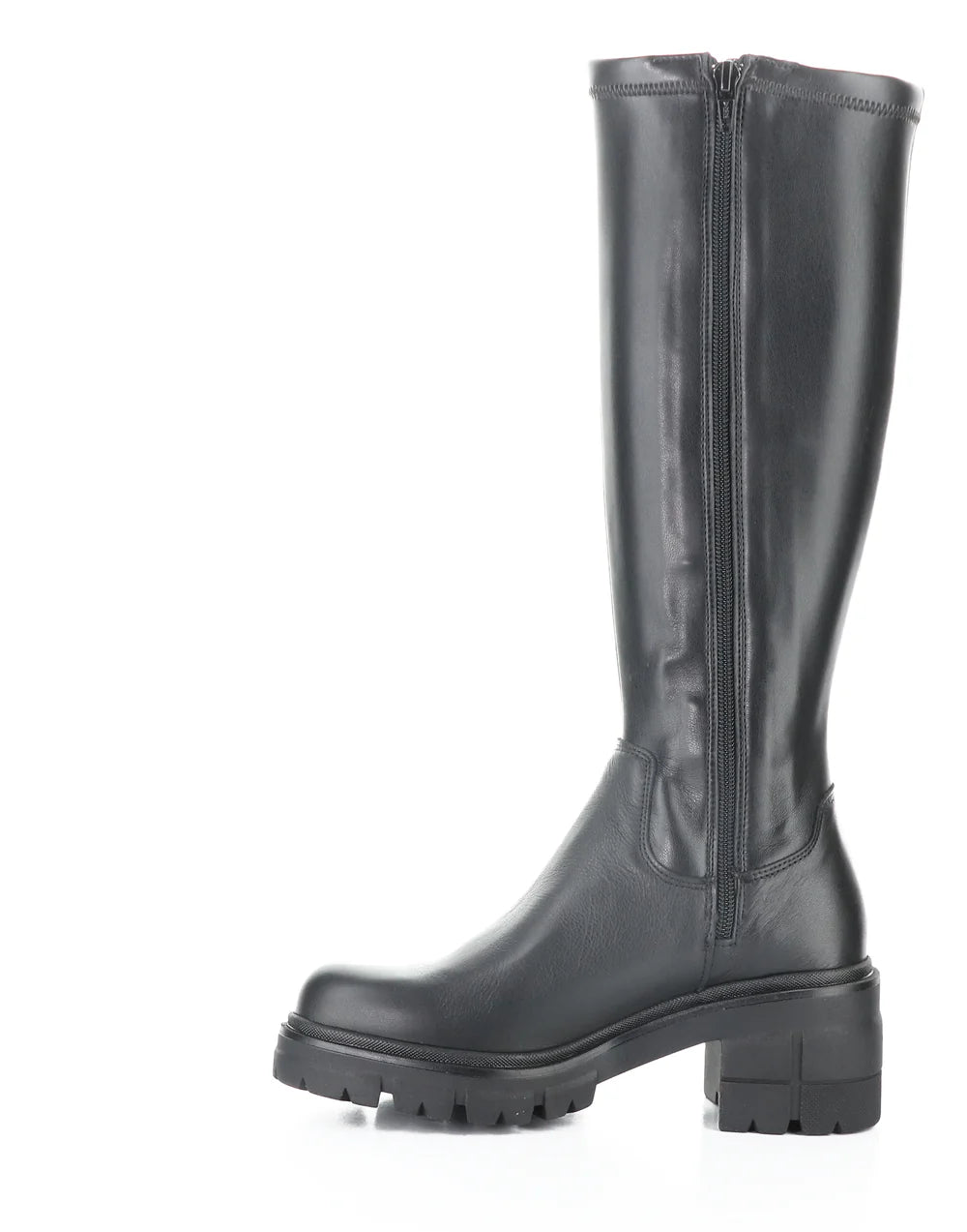 Bos & Co Brenna Tall Leather Boot | Black