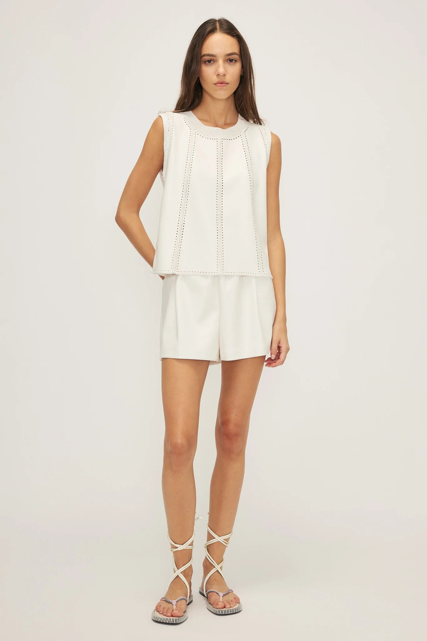 Melissa Nepton Byron Tank Top | Off White