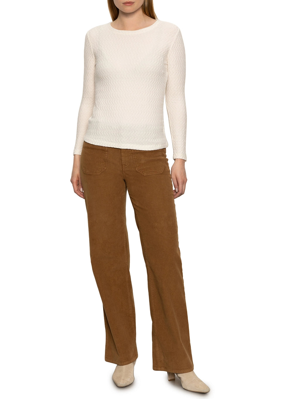 Sanctuary Long Sleeve Top | Chalk