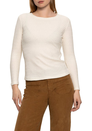 Sanctuary Long Sleeve Top | Chalk