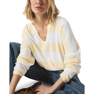 Splendid Veronica Stripe Sweater | Limoncello