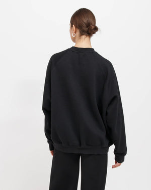 Brunette The Label Perfect Crew | Black