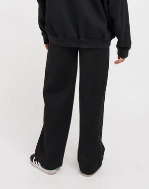 Brunette The Label Straight Leg Jogger | Black