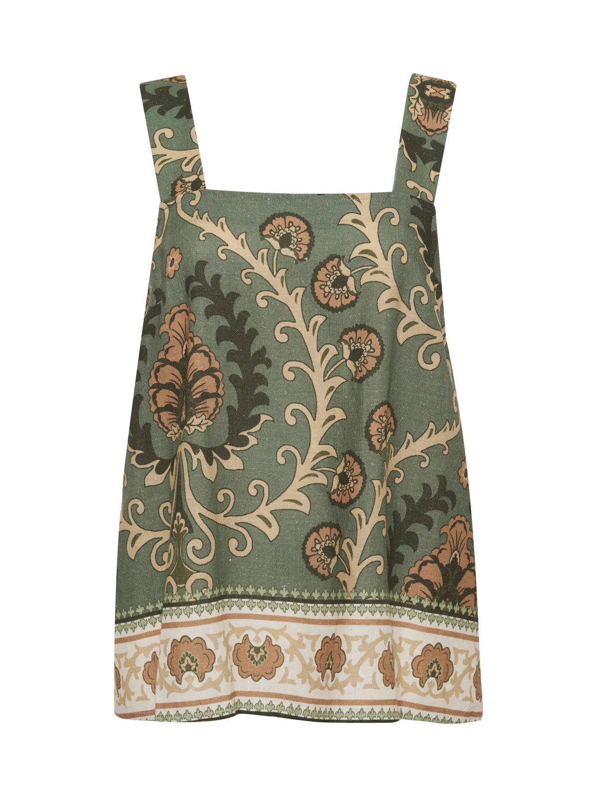 Sanctuary Button Back Cami | Sage