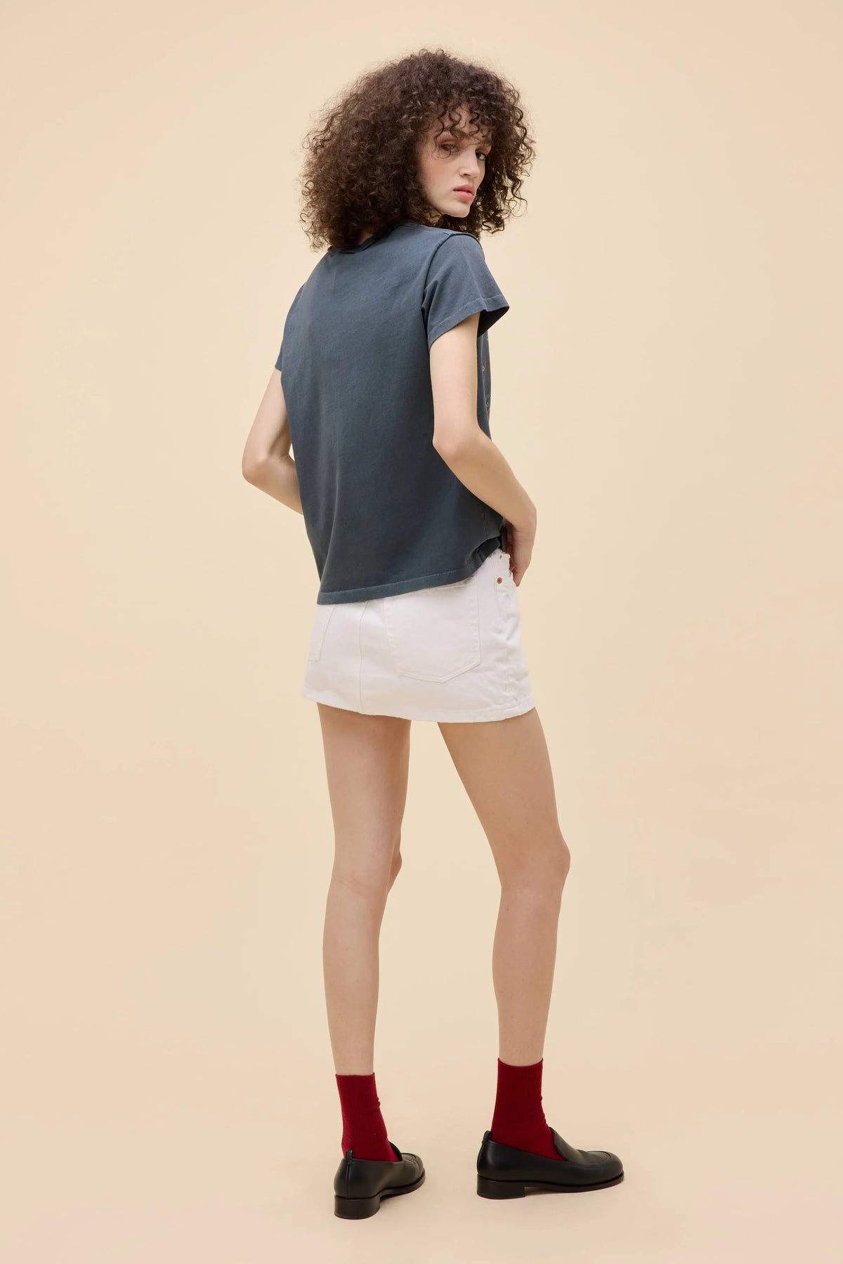 Daydreamer Joan Jett Fighter Reverse Tee | Black