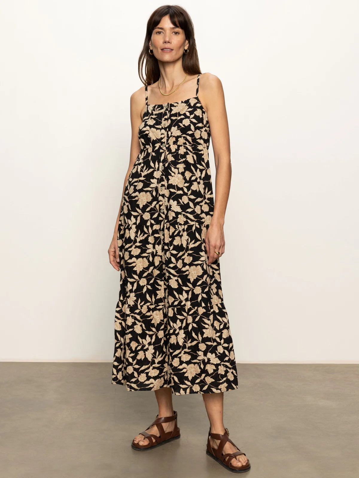 Sanctuary Tirered Picot Dress | Bandana Print