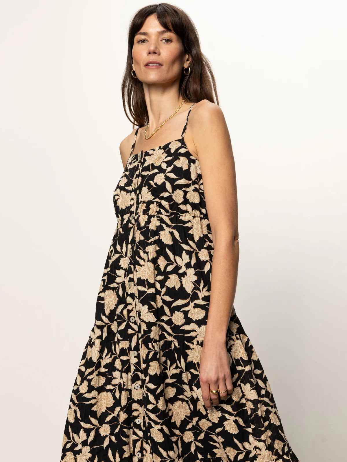 Sanctuary Tirered Picot Dress | Bandana Print