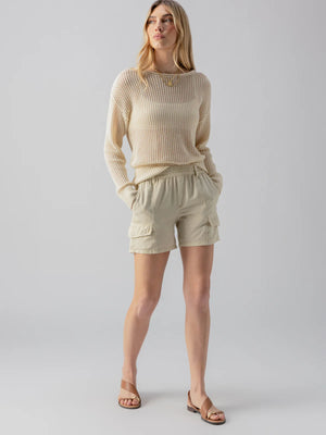 Sanctuary Relaxed Rebel Standard Rise Short | Burnt Olive + Birch