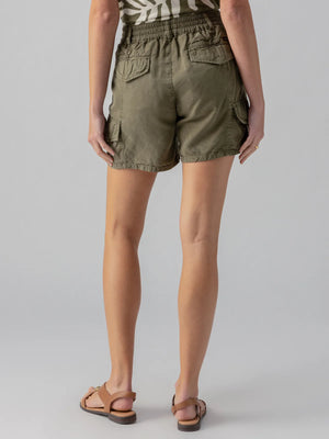 Sanctuary Relaxed Rebel Standard Rise Short | Burnt Olive + Birch