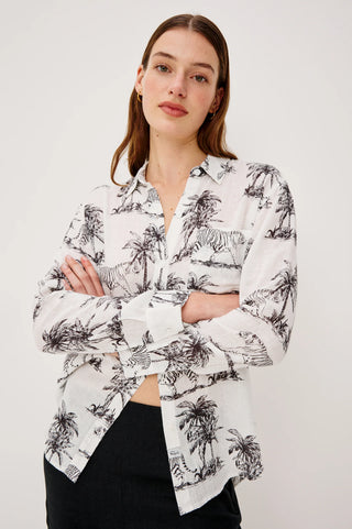 Rails Charli Shirt | Ivory Bengal