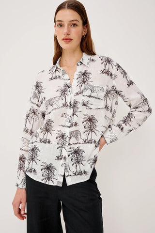 Rails Charli Shirt | Ivory Bengal