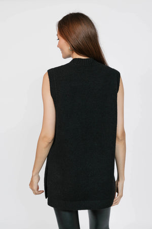 Smash & Tess Charlie Sweater Tunic | Black