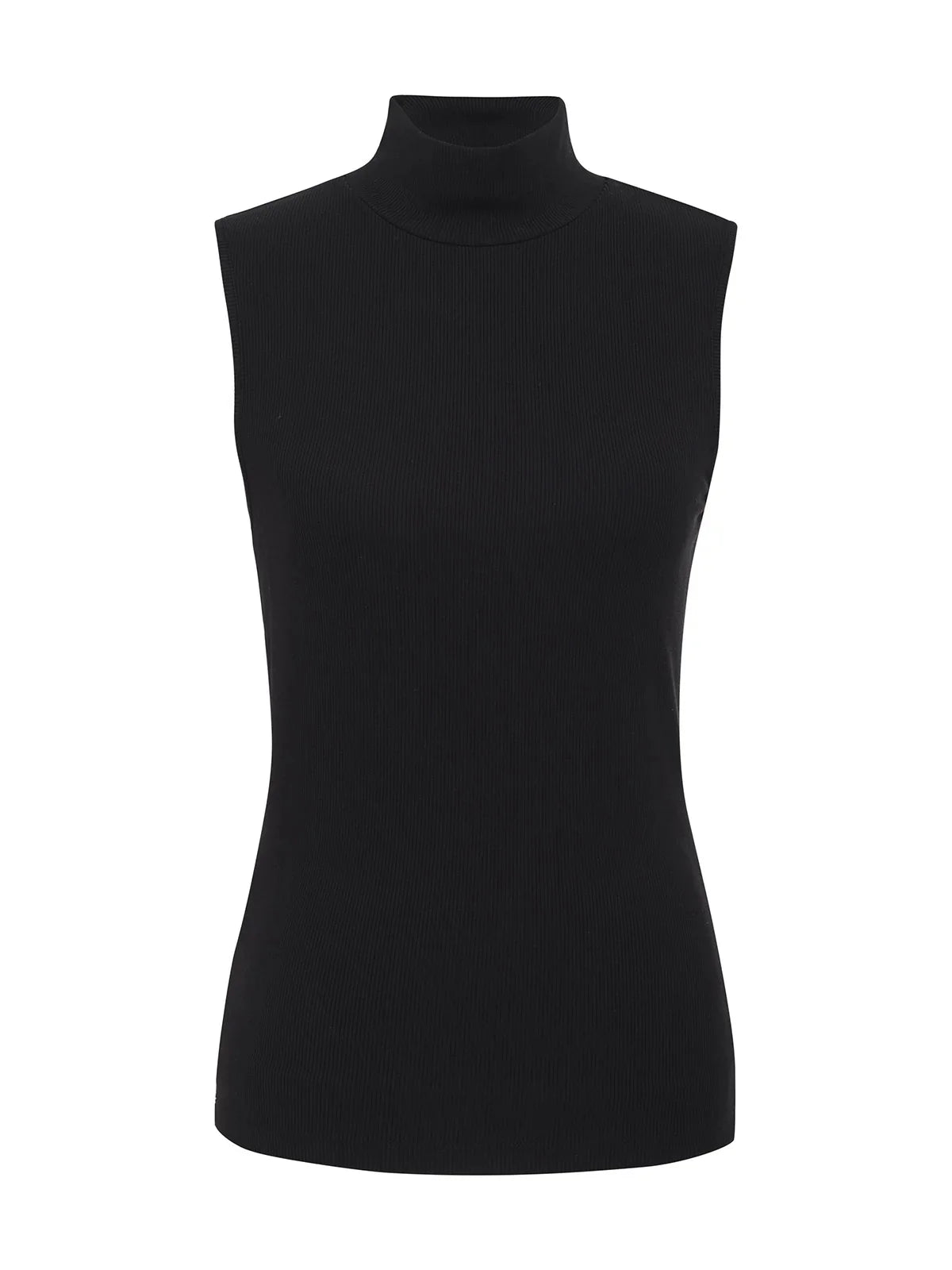 Sanctuary Essential Sleeveless Mock Neck Tank | Black