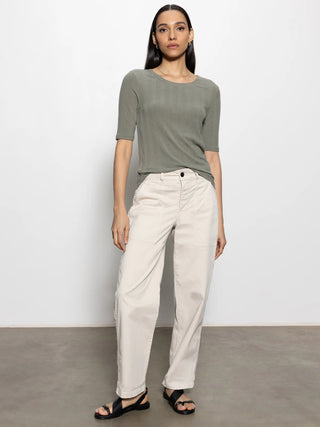 Sanctuary Half Sleeve Femme Crew T-Shirt | Spruce