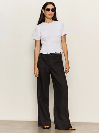 Sanctuary Better Together Smocked Top | White