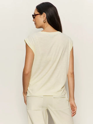 Sanctuary Knotted Muscle Tee | Lemon Drop