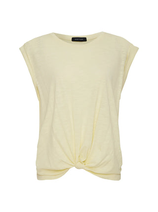 Sanctuary Knotted Muscle Tee | Lemon Drop