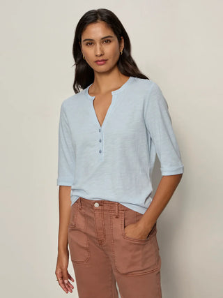 Sanctuary Rolled Sleeve Tee | Blue