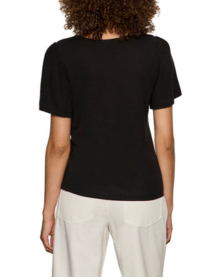 Sanctuary Keyhole Flutter Tee | Black