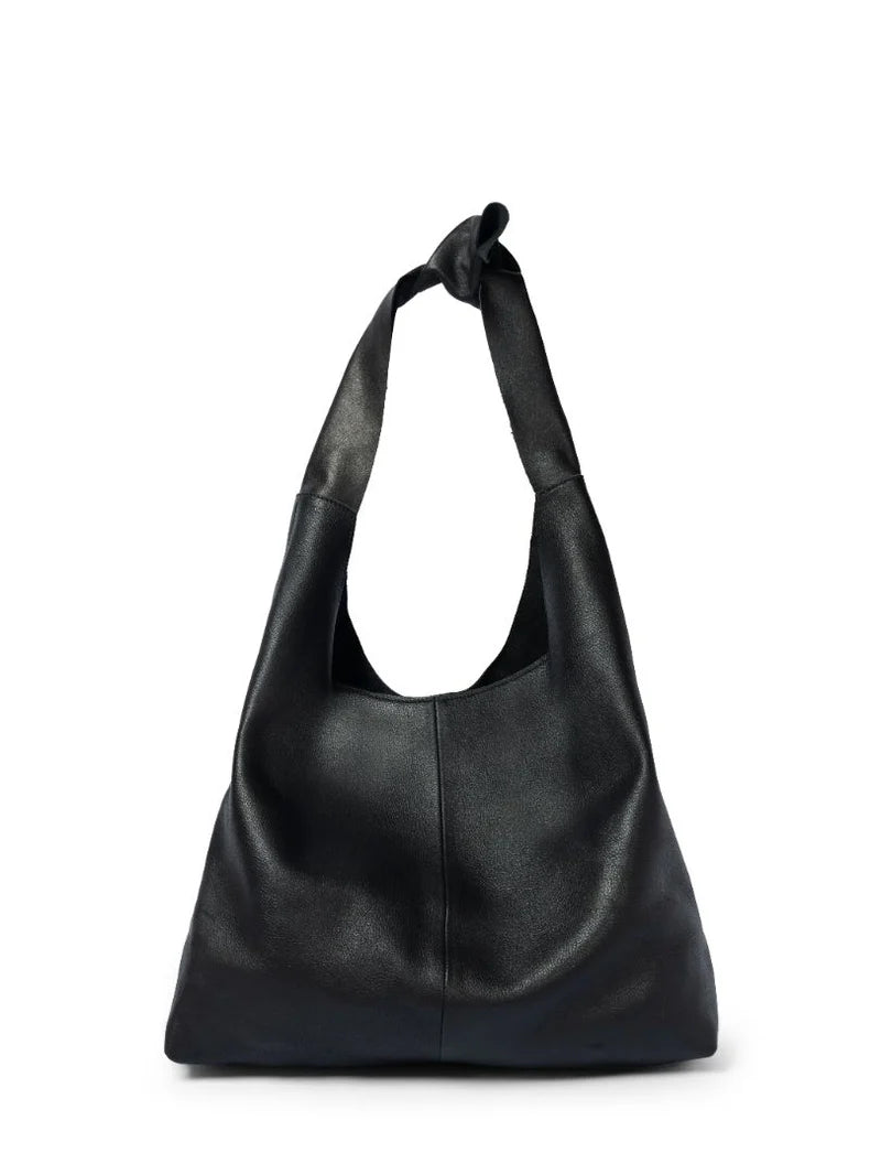 Risa Knot Tote Bag | Black