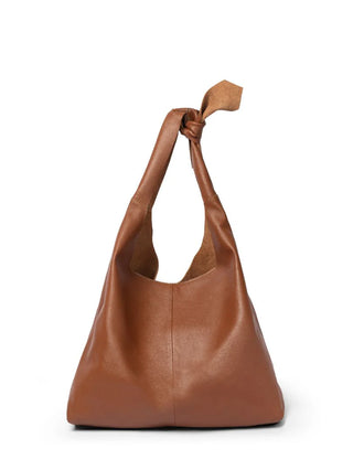 Risa Knot Tote Bag | Black, Mustard, Tan + Hunter Green