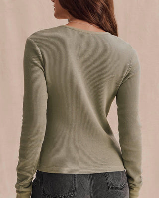 Splendid Henley Crop | Eucalyptus + Shell