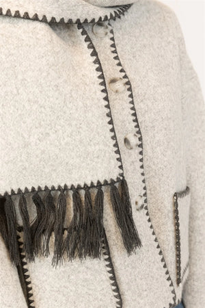 Lyla & Lux Delaney Coat + Matching Scarf