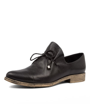 Django & Juliette Kotty Leather Shoe | Black