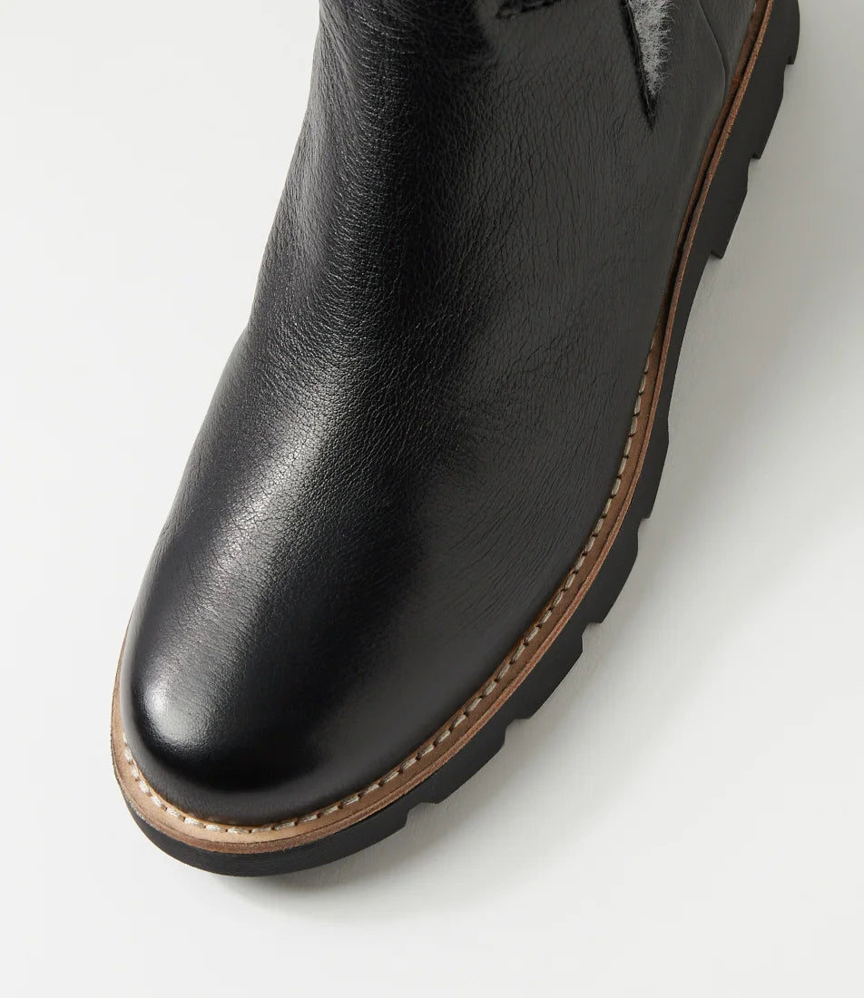 Django & Juliette Dixeys Leather Chelsea Boots | Black