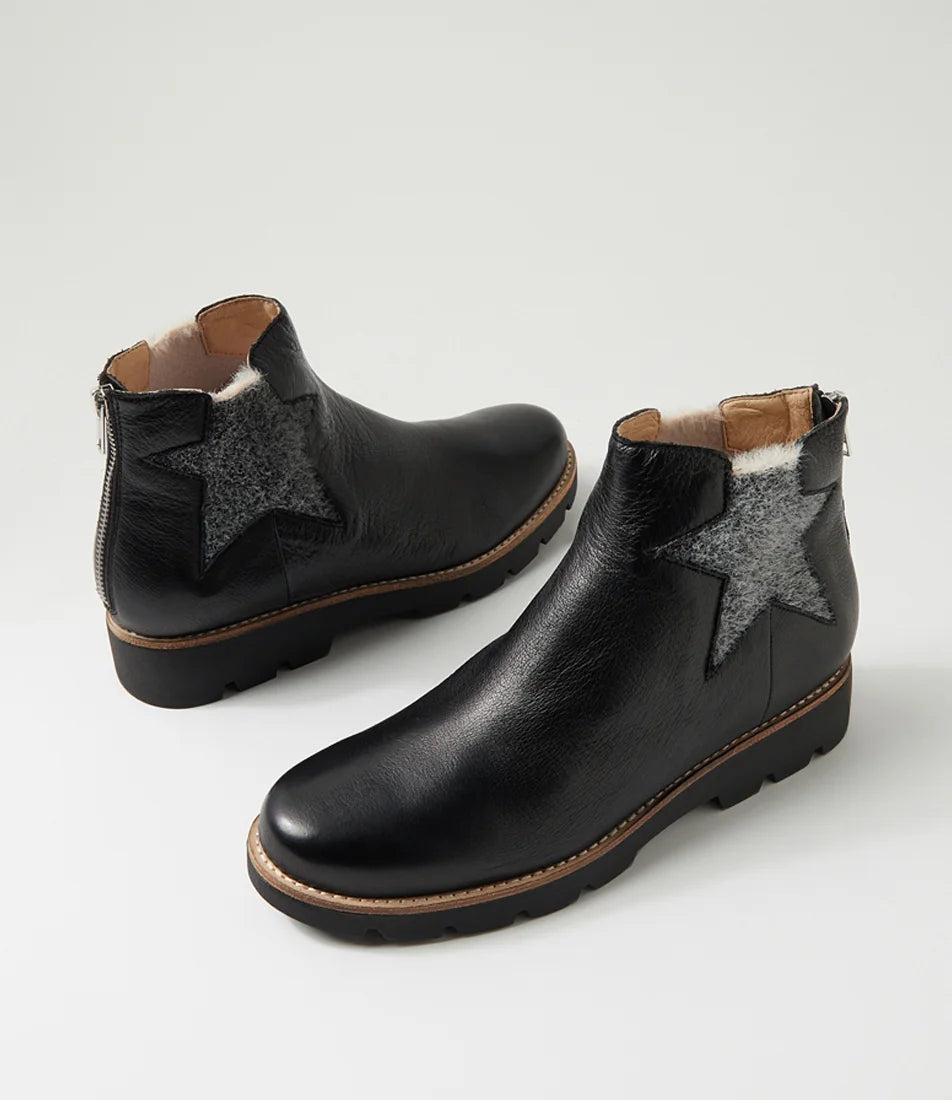 Django & Juliette Dixeys Leather Chelsea Boots | Black