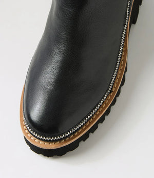 Django & Juliette Leather Ankle Boot | Black