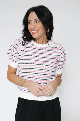 Smash & Tess Donna Sweater | Watermelon Stripe