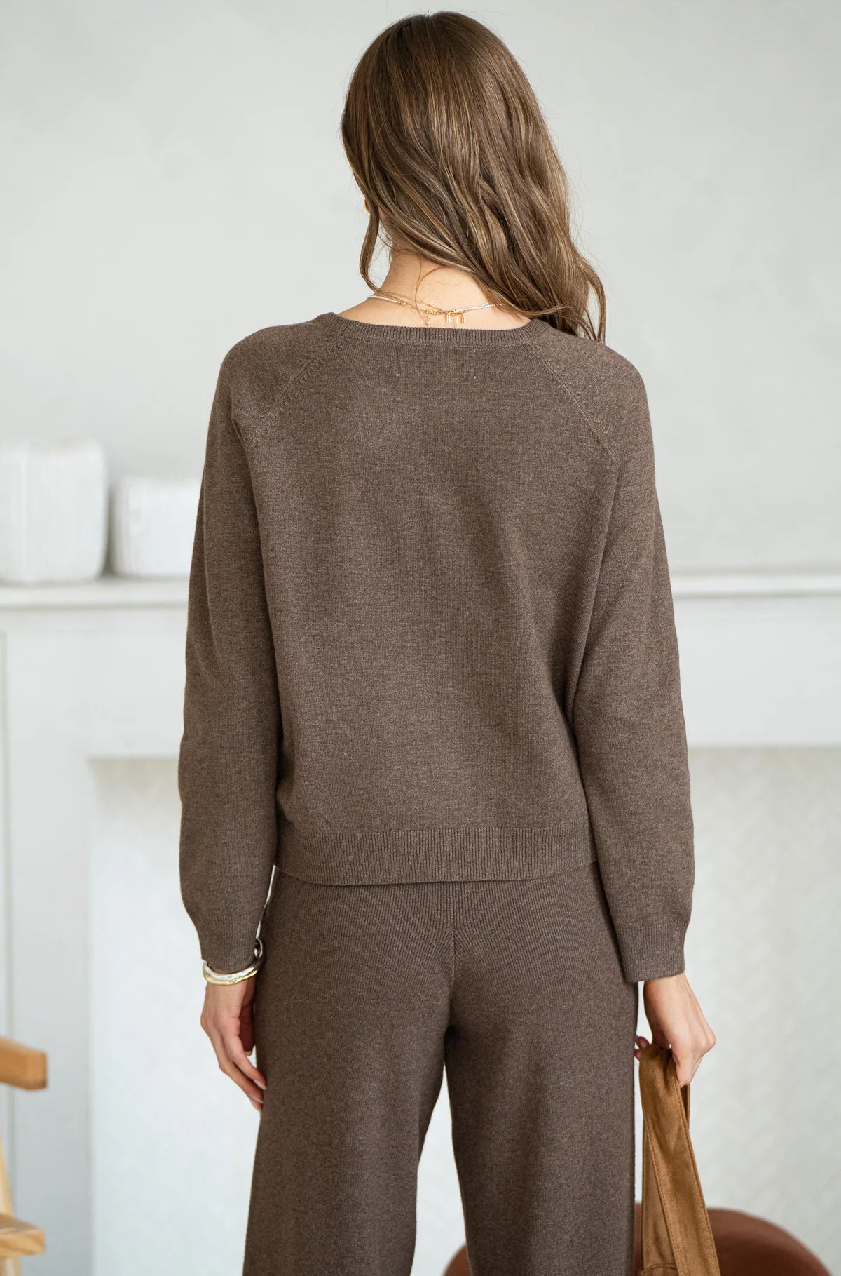 Pink Martini  Lita Raglan Sweater | Brown
