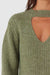 Madison The Label Delta Sweater | Khaki
