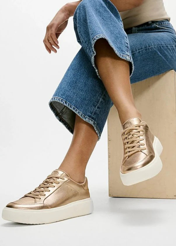 Fit Flop RTG Sneakers | White & Platino