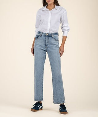 Kut Melissa High Rise Straight Leg | Steadfast