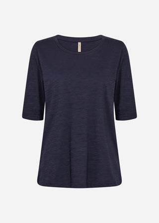Soya Concept BABETTE 47 T-Shirt | Navy, Off White + Rose