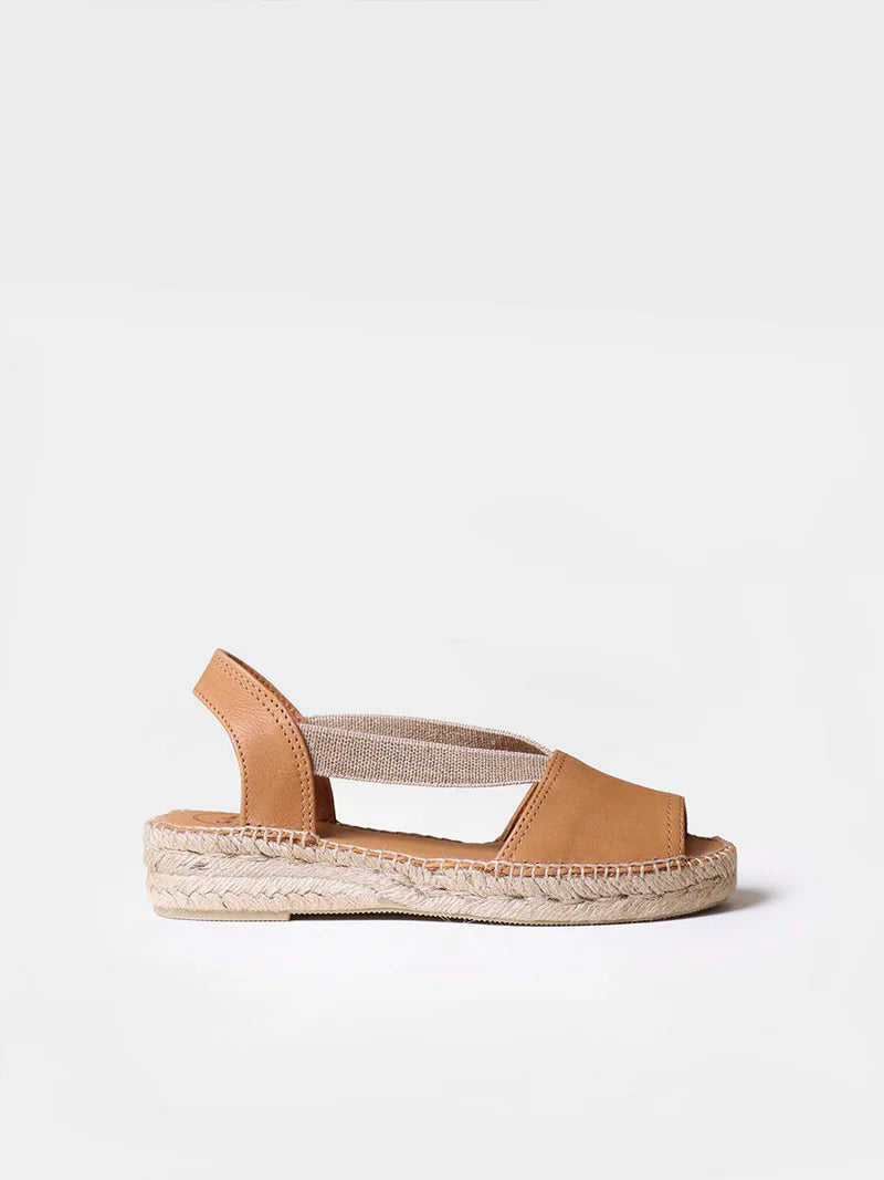 Toni Pons Etna Leather Espadrille Sandals | Tan