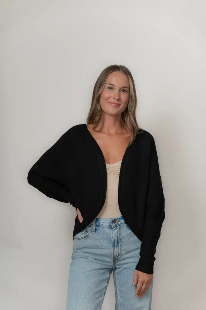 Echo Verde The Easy Cardigan | Black, Navy & White