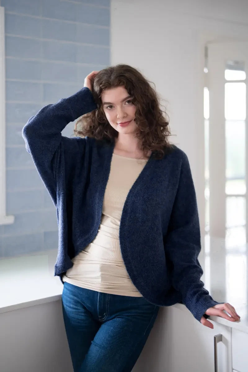 Echo Verde The Easy Cardigan | Black, Navy & White