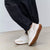 Fit Flop Leather/Suede Flatform Sneakers | Urban White + Black