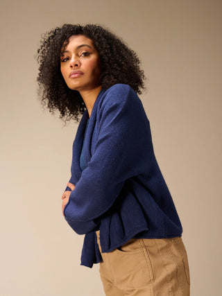 Nile Cardigan | Dark Ocean
