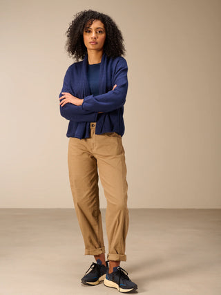 Nile Cardigan | Dark Ocean