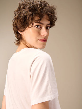 Nile Printed Top | Off White