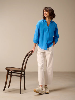 Nile Blouse | Azure