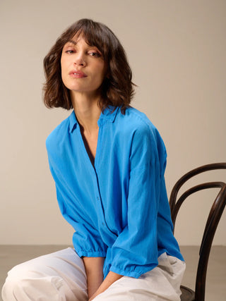 Nile Blouse | Azure