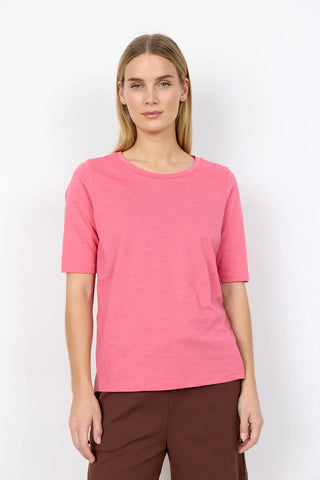 Soya Concept BABETTE 47 T-Shirt | Navy, Off White + Rose