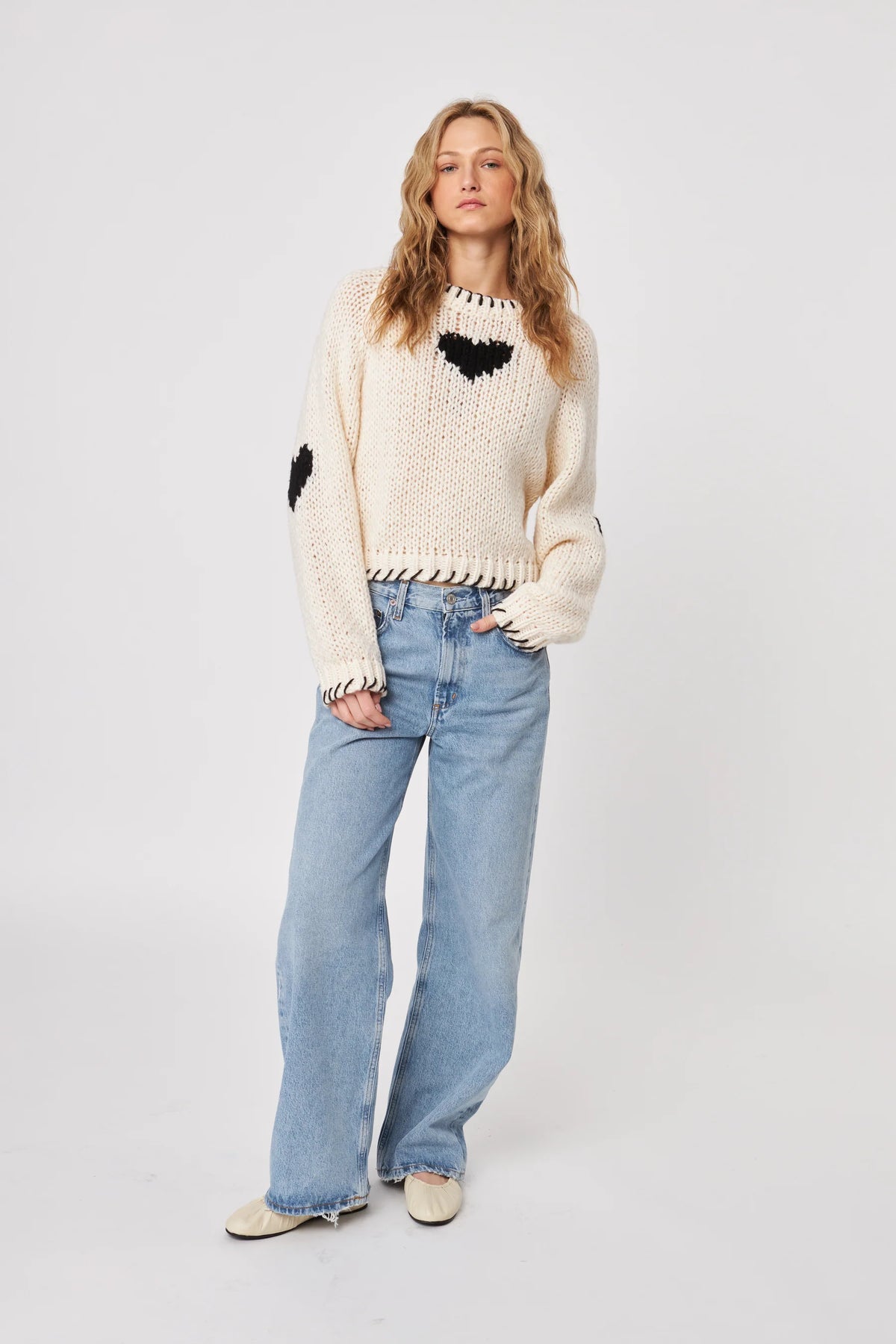 John & Jenn Declan Heart Sweater