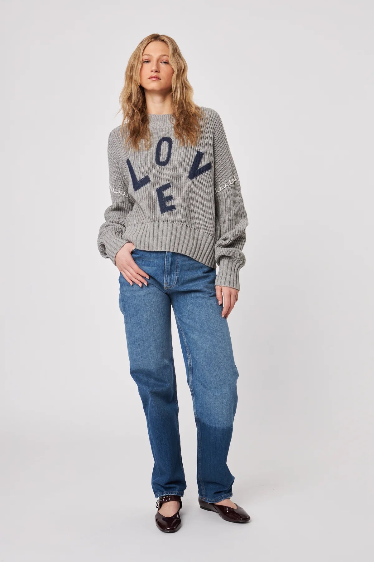 John & Jenn Ford Sweater | Graphite Love