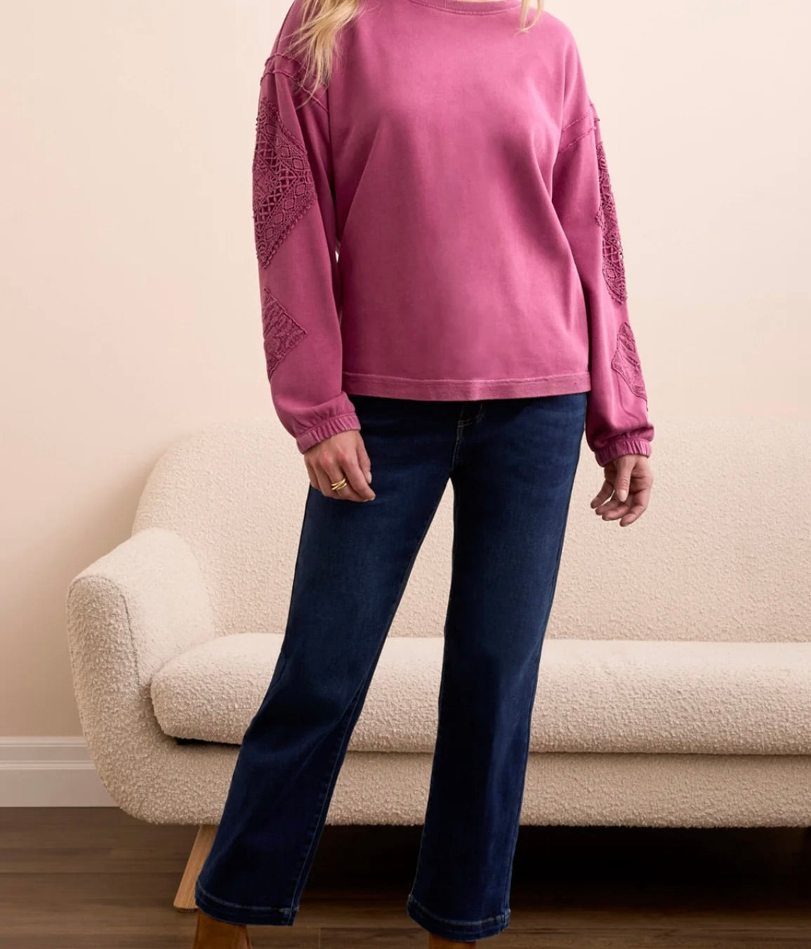 Tribal Crew Neck Top | Roseberry